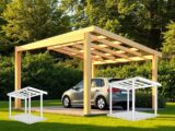 Anlehn-Carport selber bauen