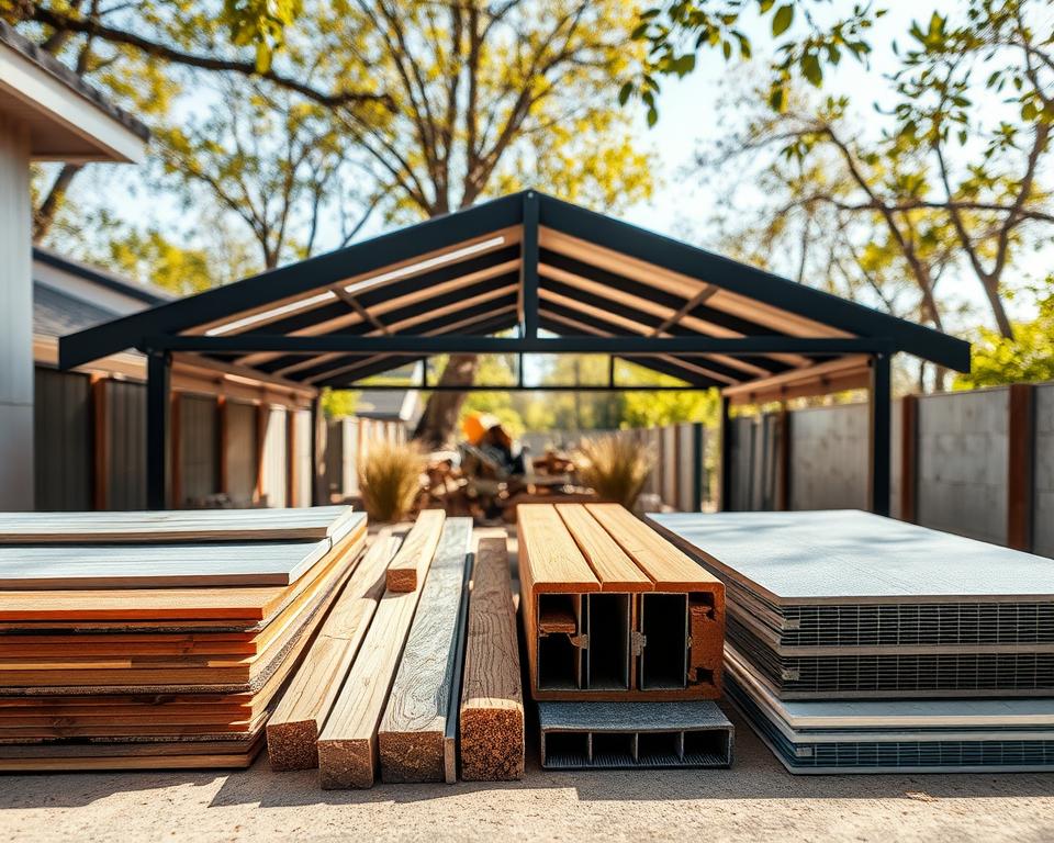 Carport Materialvergleich