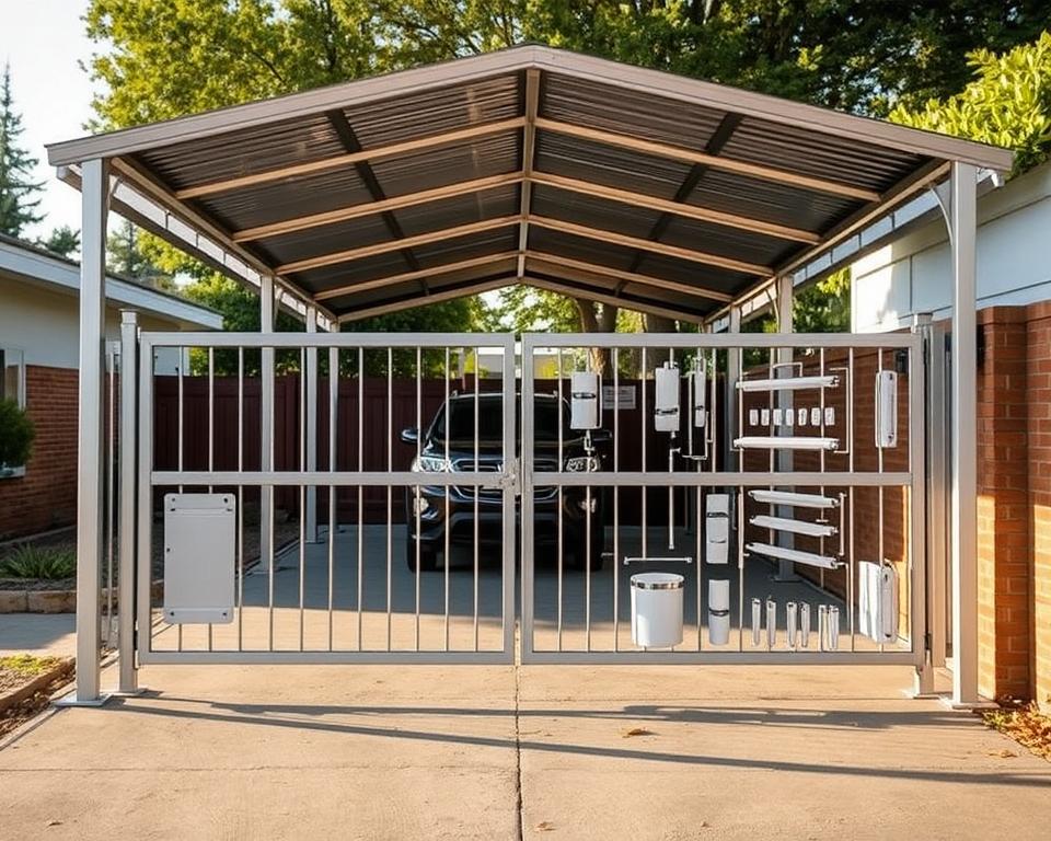 Carport-Tor Montage Anleitung