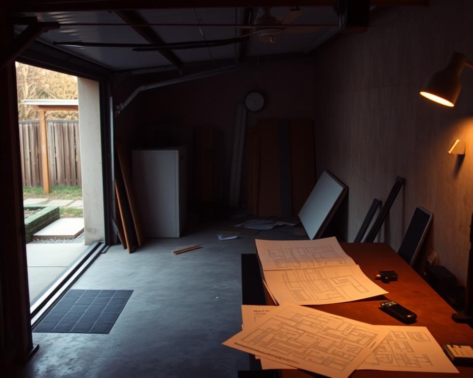 Carport-Tor Planungsphase