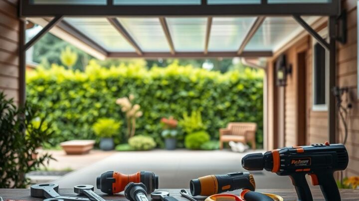 Carport am Haus befestigen – Sichere Montage Tipps