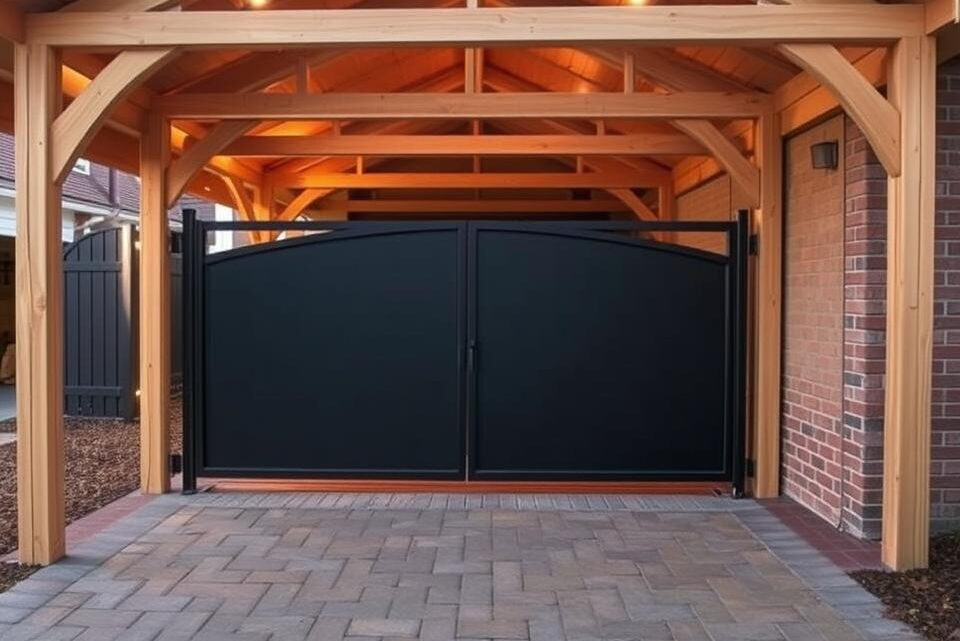 Carport mit Tor versehen – Praktische Anleitung Carport mit Tor versehen – Praktische Anleitung