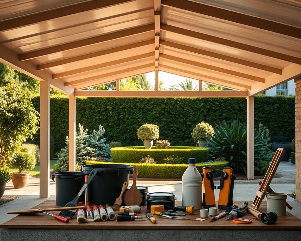 Carport streichen Fehler vermeiden