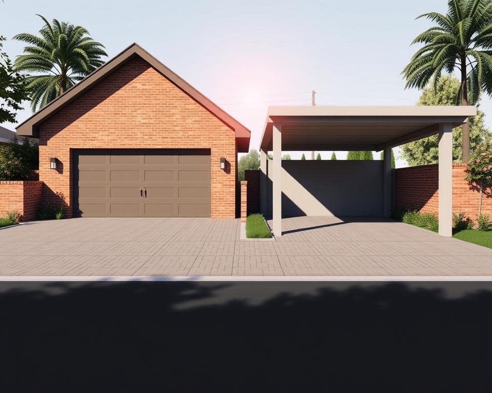 Garage und Carport Vergleich