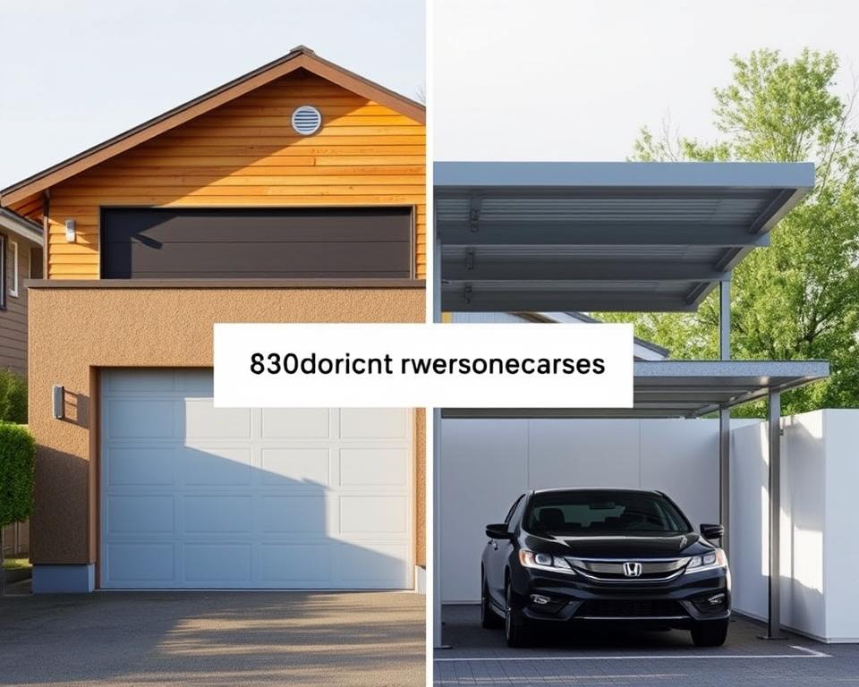 Kostenvergleich Garage und Carport