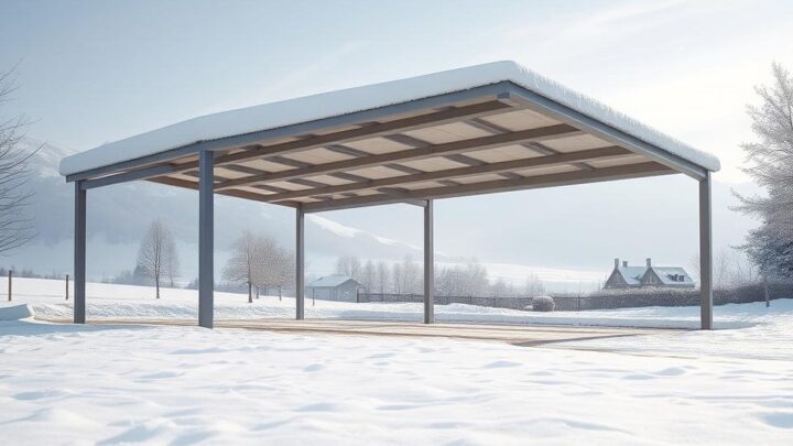 Schneelast Carport Schweiz – Belastbarkeit im Winter