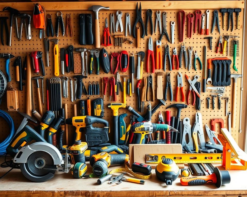 Werkzeuge für Carportbau