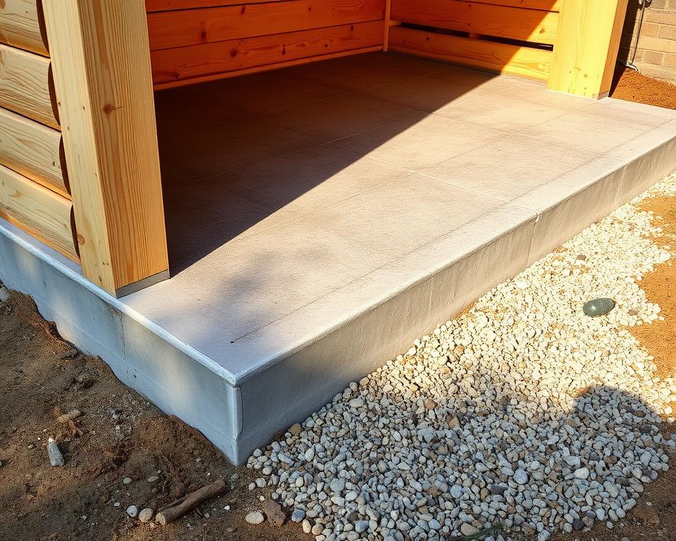 Fundament Gartenhaus Bodenplatte