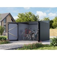 Metall Fahrradgarage Modell Pulti 3,69 m²