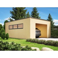 Fjordholz Holzgarage Modell Q-Bic 34 A