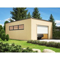 Fjordholz Holzgarage Modell Q-Bic 34 A