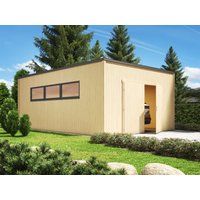 Fjordholz Holzgarage Modell Q-Bic 34 A