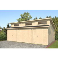 Fjordholz Holzgarage Modell Ibiza 44 D