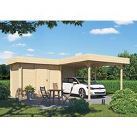 Fjordholz Carport mit Abstellraum Modell Kampen 70