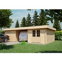 Fjordholz Holzgarage Modell Schönberg 44