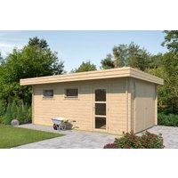 Fjordholz Holzgarage Modell Wedel 44
