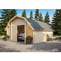 Fjordholz Holzgarage Modell Rhön 70