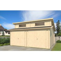 Fjordholz Holzgarage Modell Ibiza 44 B