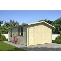 Fjordholz Holzgarage Modell Paris 70 B
