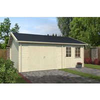 Fjordholz Holzgarage Modell Anton 44 A