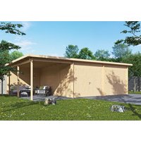 Fjordholz Holzgarage Modell Brühl 70