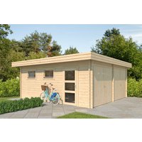 Fjordholz Holzgarage Modell Burg 44